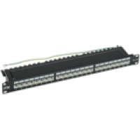 IEK ITK 1U патч-панель кат.6A STP 24 порта экранированная (Dual IDC) (PP24-1UC6AS-D05)