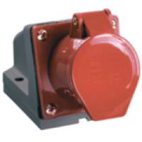 IEK Розетка стационарная ССИ-124 3Р+РЕ 32А 380В IP44 (PSR12-032-4)