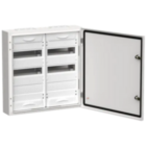 IEK TITAN 5 Корпус металлический ЩРн-72 (2х36) 585х570х140мм IP54 белый (одна дверь) (TI5-50-N-2X036-54)