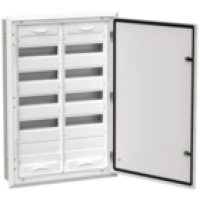 IEK TITAN 5 Корпус металлический ЩРв-120 (2х60) 880х625х130мм IP31 белый (одна дверь) (TI5-50-V-2X060-31)