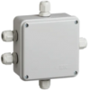 IEK Коробка распаячная КМ41330 для открытой проводки 100х100х50мм IP55 5 гермовводов PG9 серая (UKO10-100-100-050-K51-55)