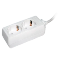 IEK Удлинитель У02 2 места 2P+PE/5м 3х1мм2 16А/250В (WYP10-16-02-05-Z-N)