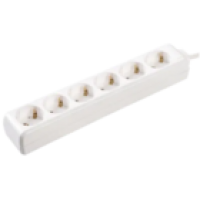 IEK Удлинитель У06 6 мест 2P+PE/3м 3х1мм2 16А/250В (WYP10-16-06-03-Z-N)