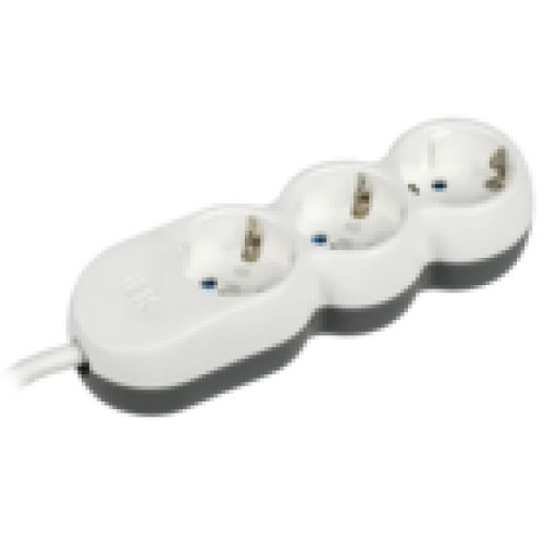 IEK Удлинитель У03 3 места 2P+PE/5м 3х1,5мм2 16А/250В UNO (WYP53-16-03-05-Z)