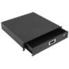 IEK ITK by ZPAS Ящик выдвижной 19 2U 460мм черный (ZP-SSB05-2U-45)