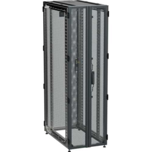 IEK ITK by ZPAS Шкаф серверный 19 45U 600х1000мм двухстворчатые перфорированные двери черный РФ (ZP05-45U-0610-P2P-R)